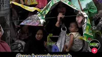 Demi Gus Iqdam, jemaah ini rela hujan-hujanan bawa bayi 10 bulan (TikTok)