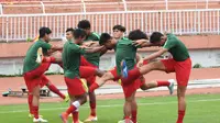 Pelatih Fakhri Husaini menilai Timnas Indonesia U-18 bertekad mengalahkan Myanmar demi status juara Grup A. (dok. PSSI)