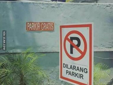 Jadi sebenarnya boleh parkir nggak, nih? (Source: 1cak.com)