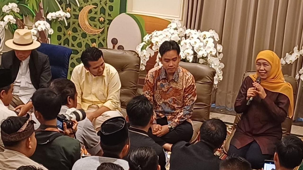 Kunjungi Khofifah, Gibran Janjikan Bantu Pemenangan di Pilgub Jatim