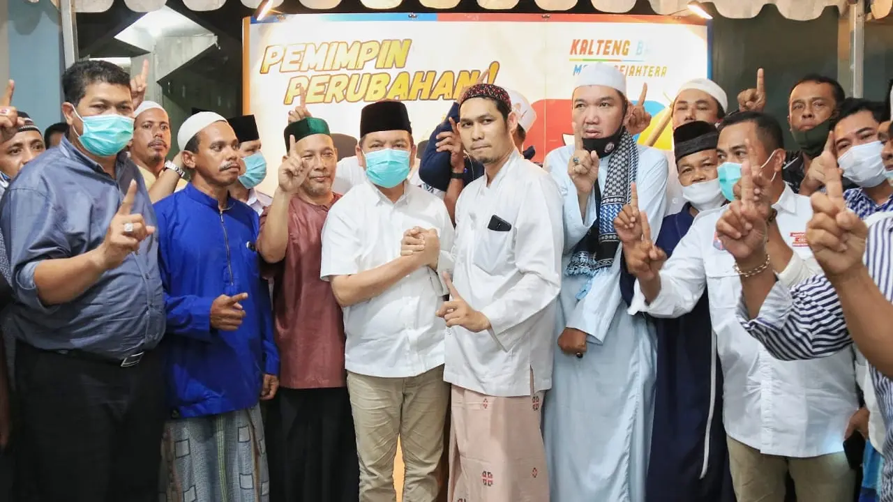 Calon Gubernur dan Wakil Gubernur Kalimantan Tengah Ir Ben Brahim S Bahat dan Dr Ujang Iskandar