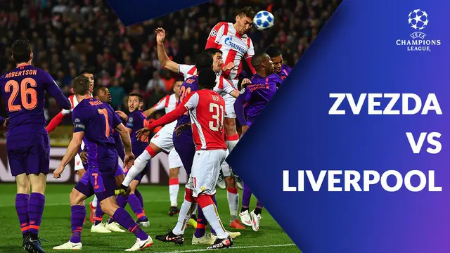 VIDEO: Liverpool Tumbang 0-2 dari Tuan Rumah Crvena Zvezda