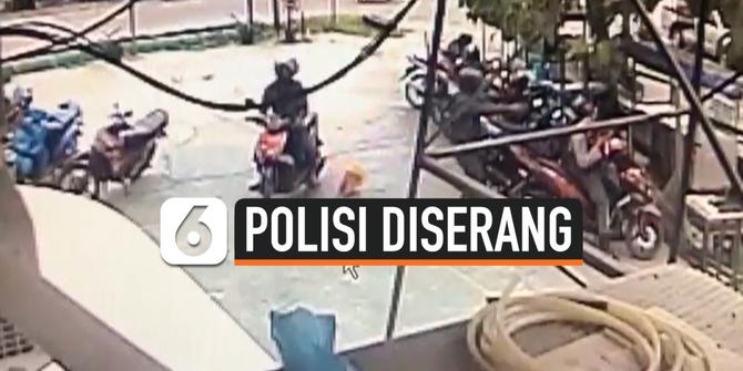 VIDEO: Detik-Detik Polisi Poso Diserang Warga Sipil