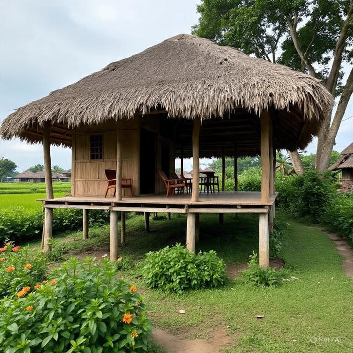 9 Desain Rumah Kampung dengan Konsep Semi Outdoor Cocok Buat Iklim Tropis