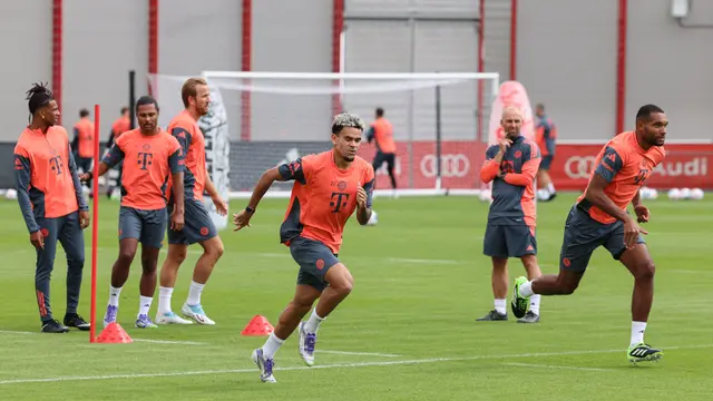 Foto: Penampakan Luis Diaz di Sesi Latihan Bayern Munchen