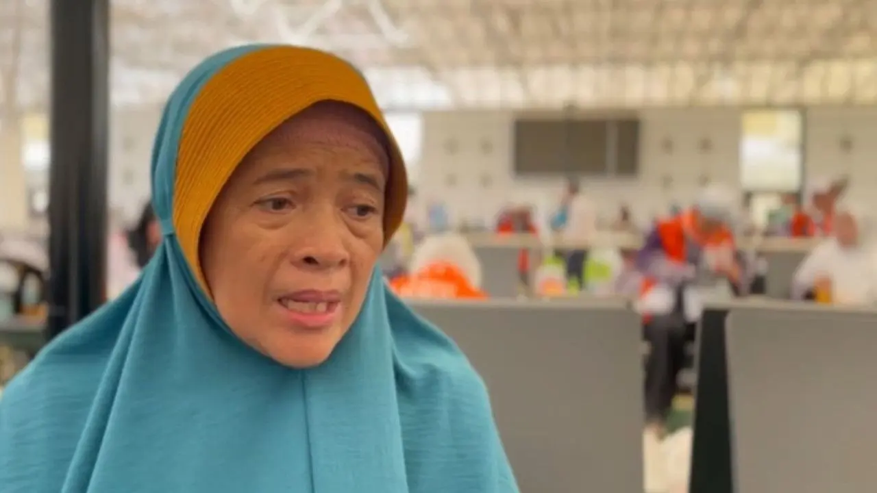 Helma Yana, jemaah haji asal Kota Lubuklinggau, Sumatera Selatan. (Foto: Kemenag)
