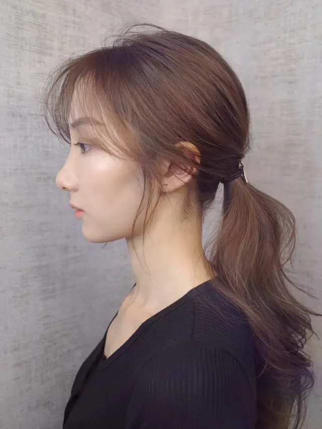 Model Rambut Korea Pony Up (Foto: Instagram @myos_ritzlam)