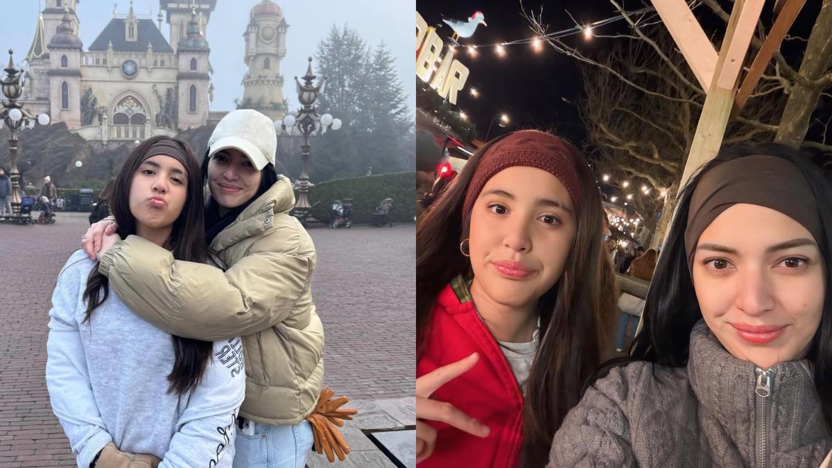 Bak Pinang Dibelah Dua, Potret Cantik Nia Ramadhani dan Mikhayla Bakrie Liburan di Eropa