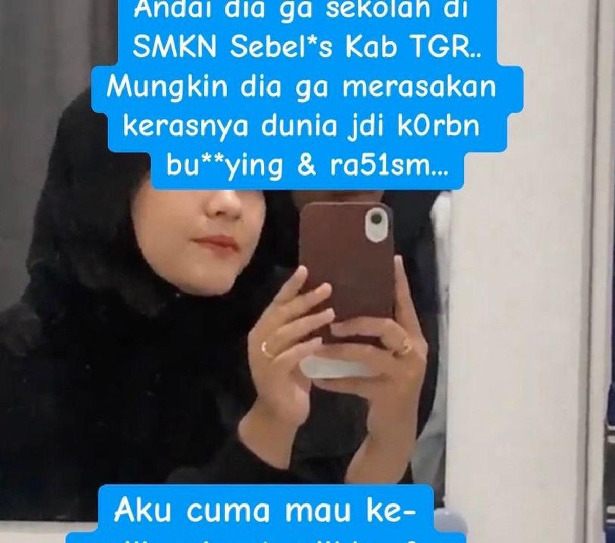 Di awal unggahan, ia mengungkapkan jika adiknya menjadi korban bullying dan rasisme di sekolah. Ia mengaku ingin adiknya mendapat keadilan.
