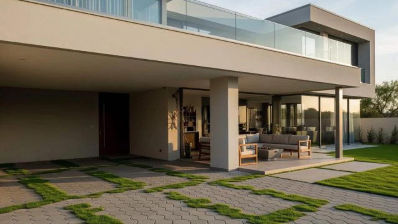 5 Ide Desain Teras yang Menggabungkan Carport dan Ruang Santai dengan Keamanan dan Kenyamanan.