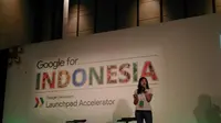 Rica Handayani, Strategic Partner Manager Google Asia Tenggara di acara Google for Indonesia di Jakarta, Selasa (9/8/2016). (Liputan6com/Agustinus Mario Damar)