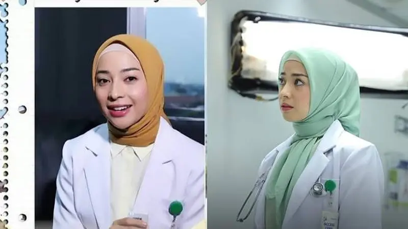 7 Gaya Nikita Willy Jadi Dokter Berhijab di Webseries Ini Curi Perhatian