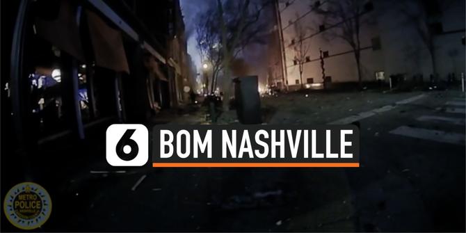 VIDEO: Momen Polisi Panik Saat Bom Nashville Meledak di Hari Natal