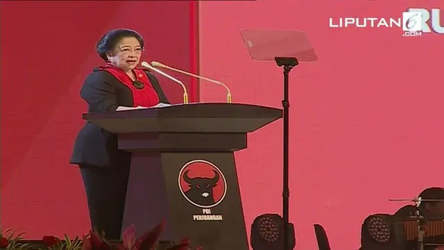 Pidato Politik Ketua Umum PDIP, Megawati Soekarnoputri di acara HUT PDIP ke-44 dengan tema  Rumah Kebangsaan Untuk Indonesia Raya.