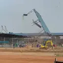 Puting Beliung Mengamuk di Kawasan Industri Batam, Dua Shelter Terbang