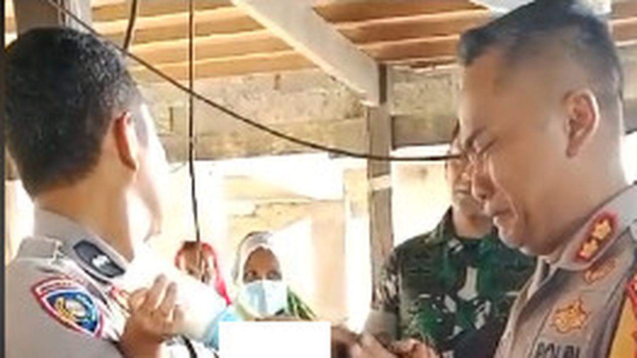 Polisi Ini Sampai Tak Kuasa Tahan Tangis saat Evakuasi Bayi yang Disandera Ayah Kandungnya di Sulsel