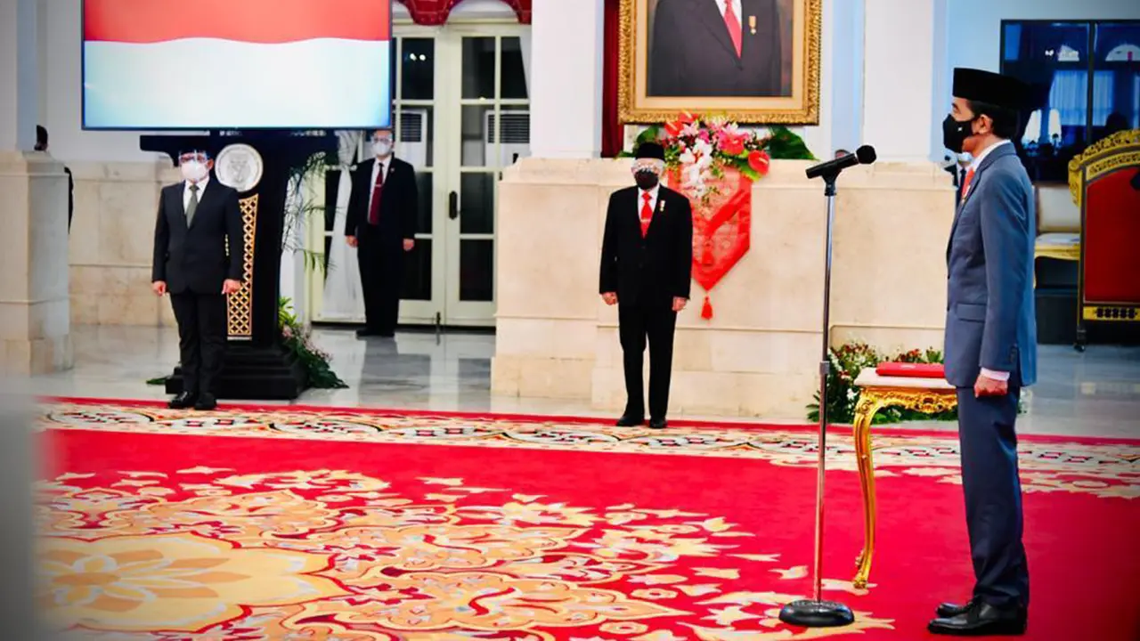 FOTO: Presiden Jokowi Lantik Enam Menteri Baru Kabinet Indonesia Maju