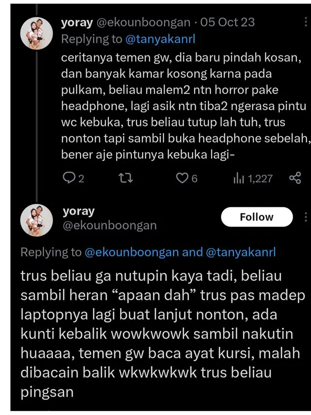 6 Cerita Horor Netizen di Kos Ini Bikin Merinding, Pengalaman Tak Terlupakan