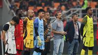 Persija Jakarta sedang menggelar launching tim dan jersey di Jakarta International Stadium (JIS), Jakarta Utara, pada Sabtu (26/7/2025) malam WIB. (Bola.com/Abdul Aziz)