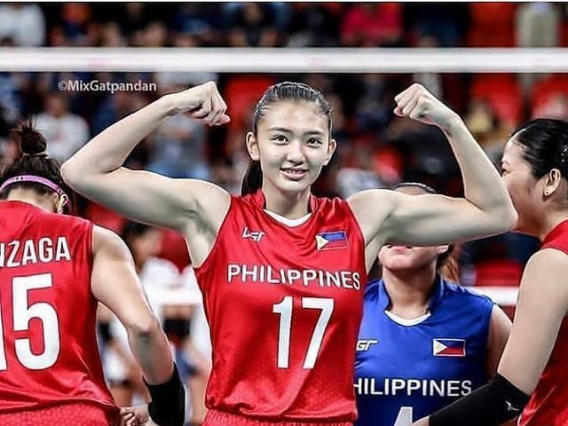 7 Pesona Maddie Madayag Atlet Timnas Voli Putri Filipina Yang Manis Ragam Bola Com