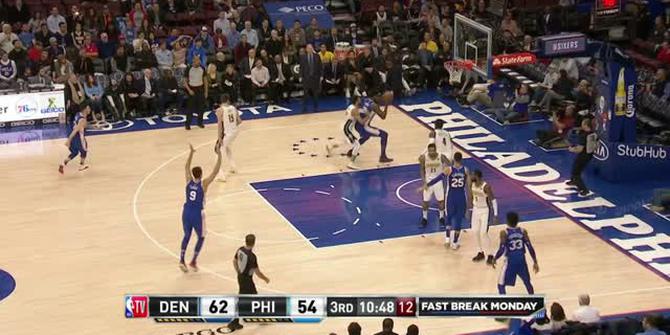 VIDEO : Cuplikan Pertandingan NBA, Sixers 123 vs Nuggets 104