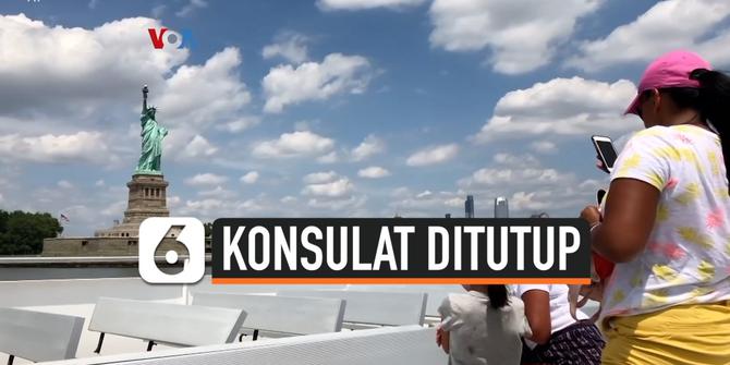 VIDEO: Amerika Serikat Tutup Konsulat Tiongkok di Houston, Kenapa?