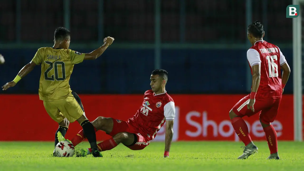 FOTO: Tensi Panas di Laga Hidup Mati Persija Jakarta Kontra Bhayangkara Solo FC di Piala Menpora