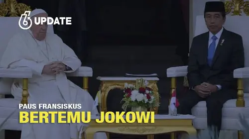 Paus Fransiskus Bertemu Jokowi di Istana Merdeka