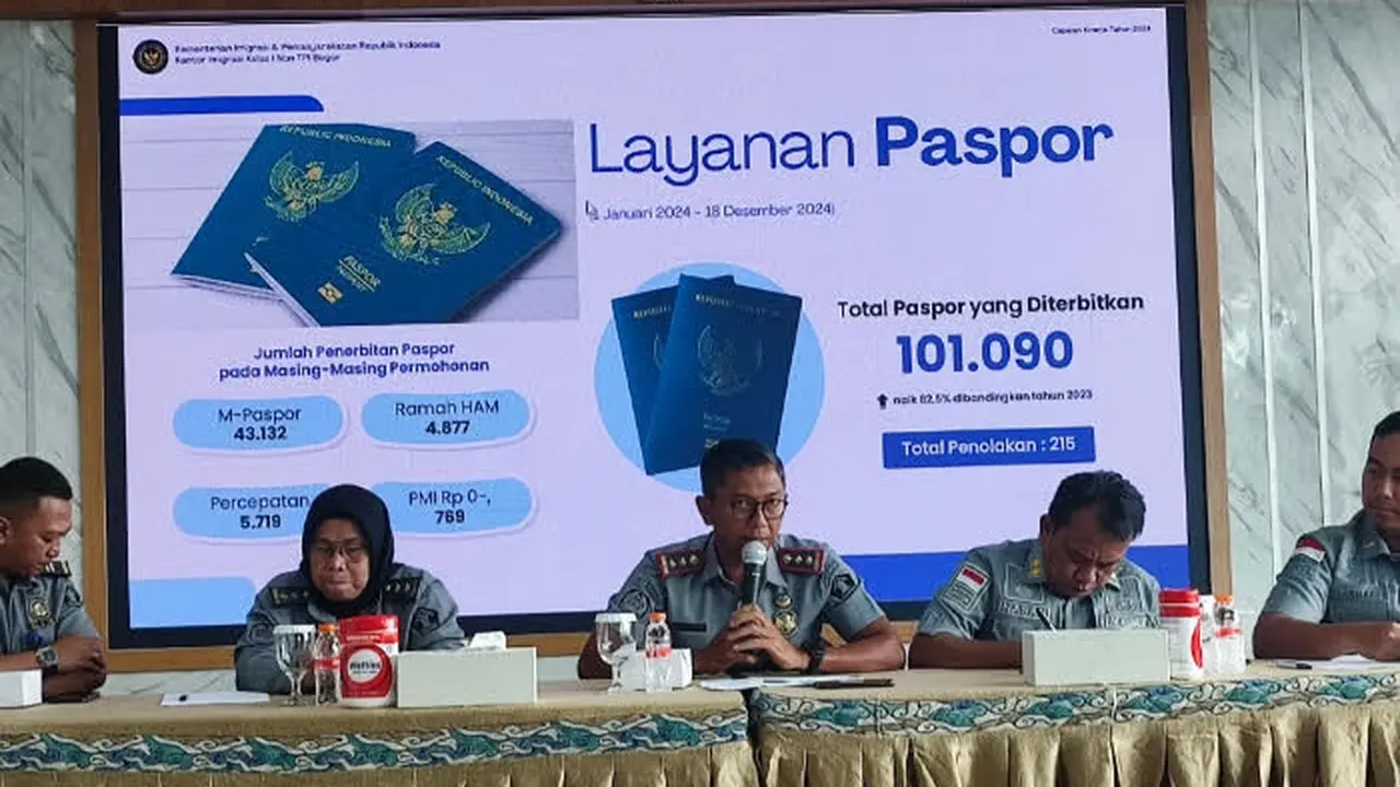 Imigrasi Kelas 1 Non TPI Bogor mendeportasi 199 warga negara asing (WNA) selama 2024.