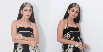 Penampilan Ayu Ting-Ting nampak mencuri perhatian saat hadiri ulang tahun televisi swasta [@ayutingting92]