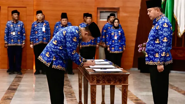 Lantik 1.256 PPPK dan 47 Pejabat Fungsional, Sekjen Kemendagri Ingatkan Pentingnya Budaya Tanggung Jawab