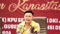 Ketua Divisi Data dan Informasi KPU DKI Jakarta, Fahmi Zikrillah menyampaikan bahwa kebutuhan pantarlih sebanyak 29.315 orang yang tersebar di 14.775 TPS se DKI Jakarta. (Istimewa)