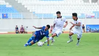 Bhayangkara FC harus puas berbagi angka menyusul hasil imbang saat bentrok kontra Arema FC dalam lanjutan BRI Super League 2026/2027 di Stadion Kanjuruhan, Malang, Jawa Timur, Sabtu (10/10/2026). (Bola.com/Iwan Setiawan)