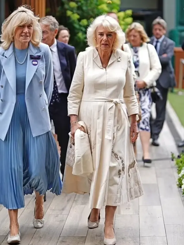 Ratu Camilla Pakai Tas Dior Ikonik yang Terinspirasi dari Putri Diana Saat Hadir di Wimbledon, Penampilannya Jadi Sorotan