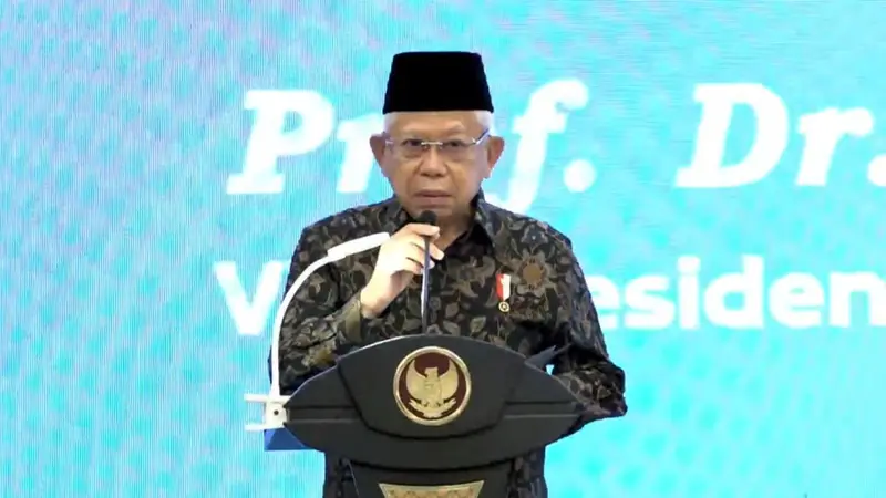 Wakil Presiden Ma'ruf Amin membuka gelaran Halal 20 atau H20 sebagai bagian dari Presidensi G20 Indonesia. Kamis (17/11/2022).