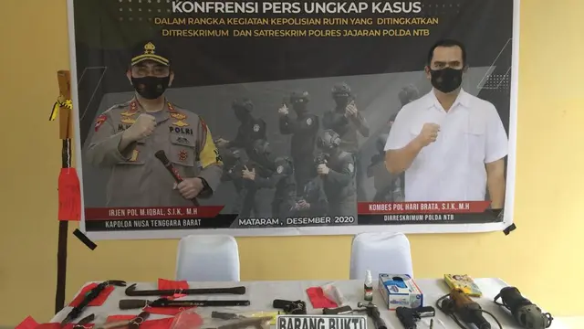 Polda Nusa Tenggara Barat (NTB) meningkatkan operasi jelang Hari Natal 2020 dan Tahun Baru 2021