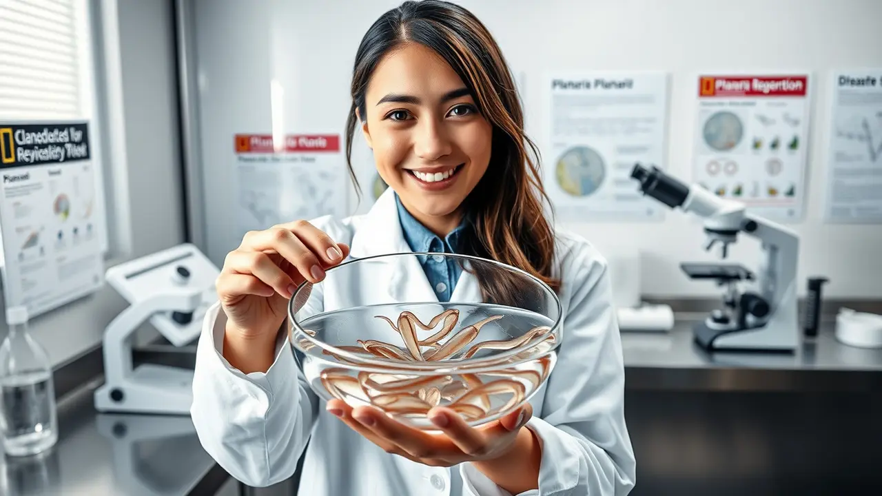 planaria berkembang biak dengan cara