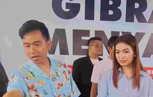 Ekspresi Salting Gibran Dipanggil 'Kiyowo' oleh Santriwati, Mukanya Memerah Menahan Tawa