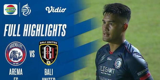 VIDEO: Bali United dan Arema FC Berbagi Angka di BRI Liga 1