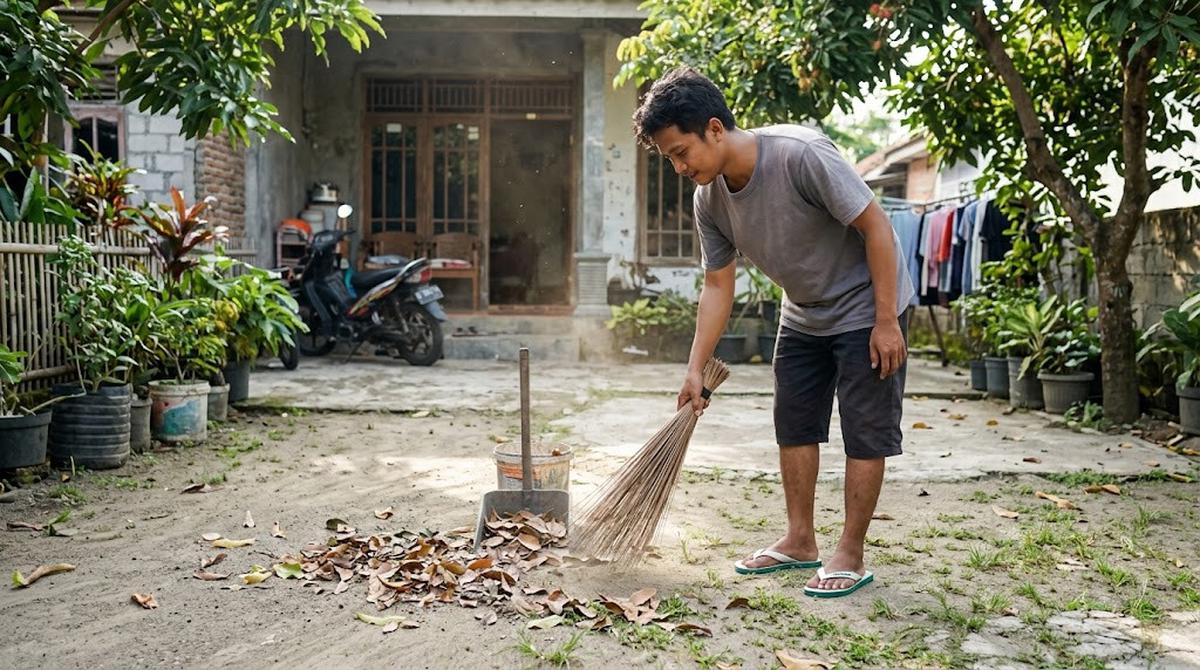 Menyapu Rumah