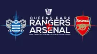 Queens Park Rangers vs Arsenal (Liputan6.com/Ari Wicaksono)