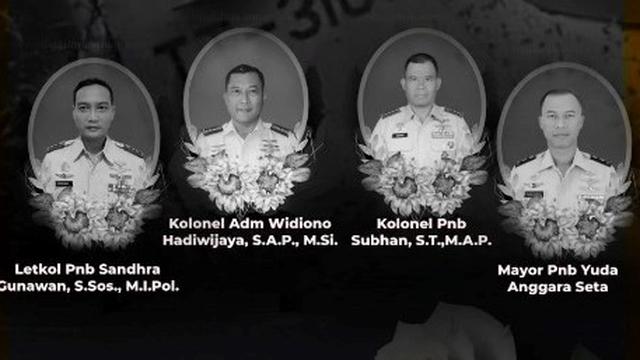 Para korban pesawat Super Tucano jatuh di Pasuruan. (Istimewa)