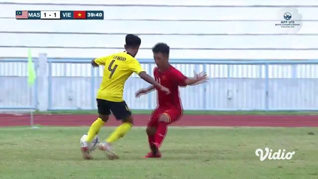 Berita video highlight Malaysia mengalahkan Vietnam 3-1 pada semifinal Piala AFF U-15 2019, Rabu (7/8/2019).