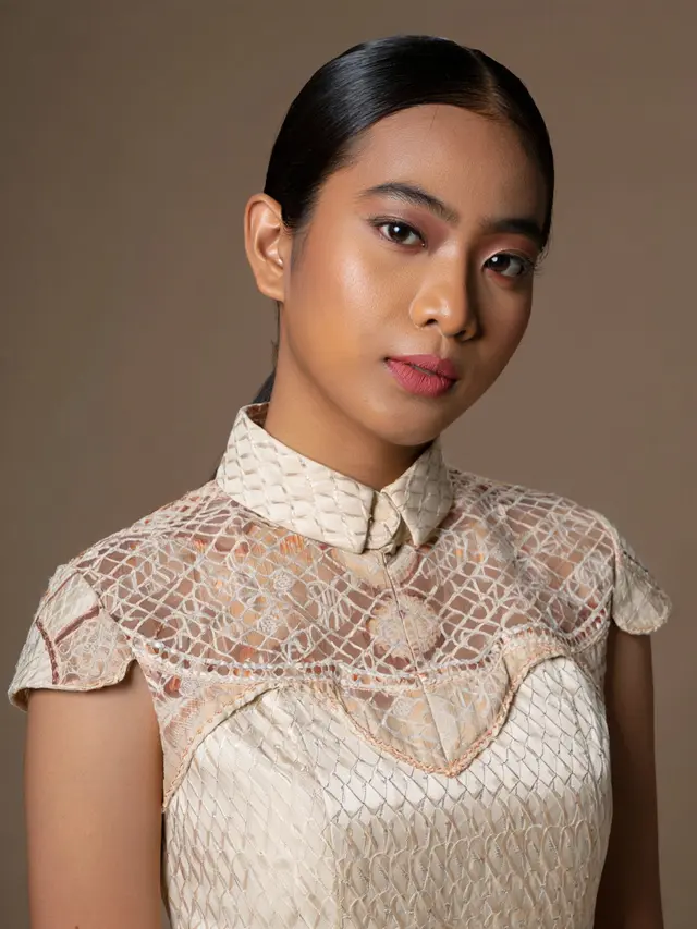 Model Tunik Batik Kombinasi Brokat Tile 2025