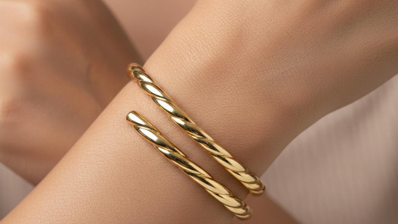 8 Model Gelang Emas Lilit London Murni Paling Dicari, Investasi Cantik Anti Rugi