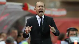 1. Leonardo Jardim - Salah satu pelatih yang sukses membuat PSG gagal meraih juara Ligue 1. Ia berhasil membawa AS Monaco menjuarai Ligue 1 mengalahkna dominasi yang diraih PSG saat itu.(AFP/Valeri Hache)
