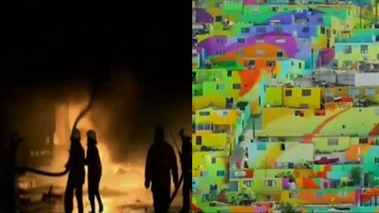 Belasan Transjakarta Terbakar Hingga Mural Raksasa di Meksiko