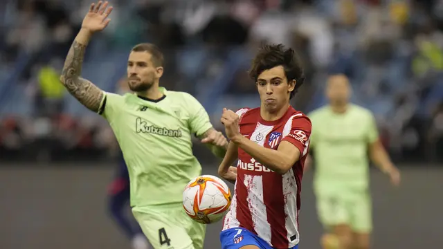 Atletico Madrid vs Athletic Bilbao di Piala Super Spanyol