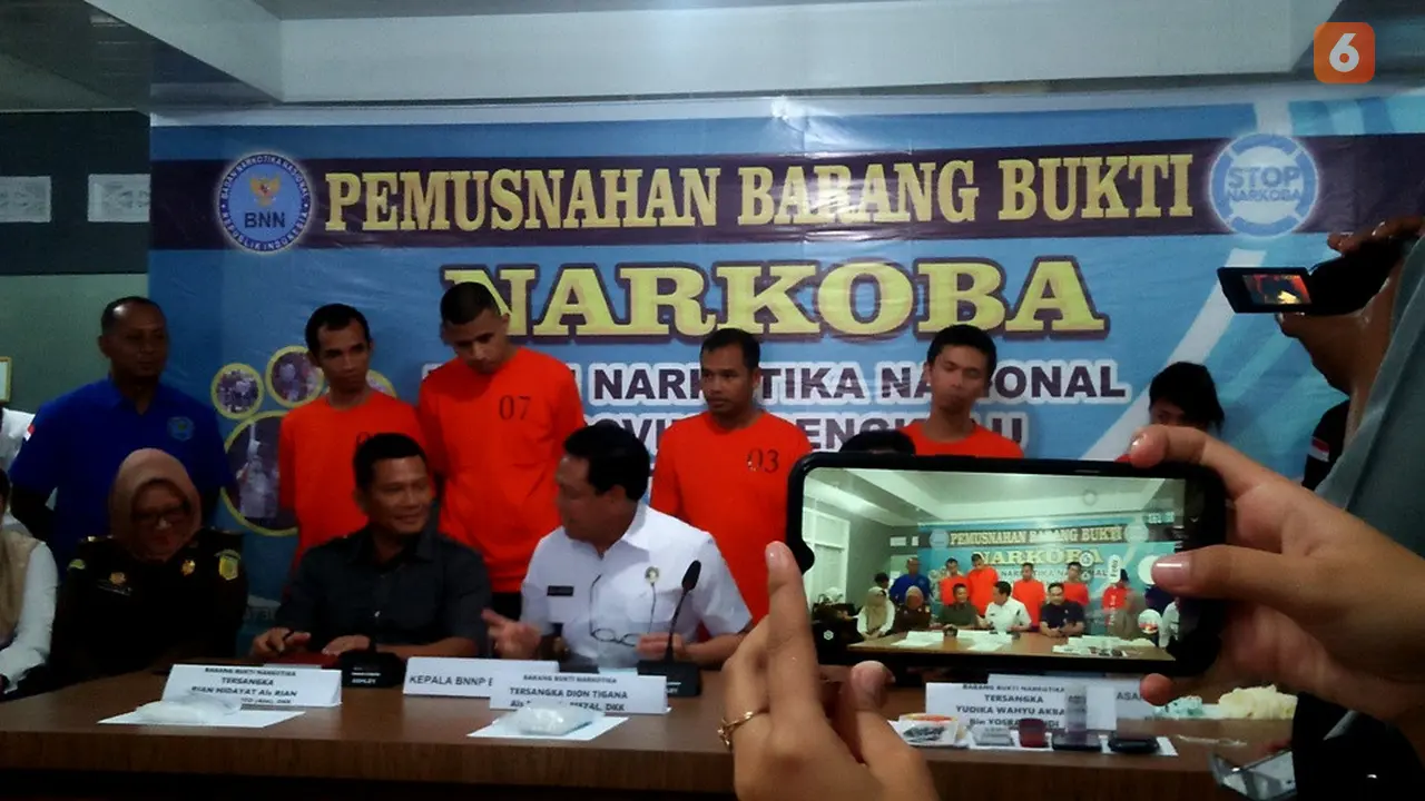 BNN Sebut Narkoba Sabu "KW-300" Beredar di Bengkulu
