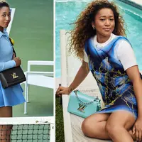 Prestasi Naomi Osaka di dunia tenis membuatnya dilirik oleh Louis Vuitton sebagai brand ambassador sejak 2021. Dalam kampanye terbaru Louis Vuitton, Naomi Osaka dipercaya untuk menjadi wajah dan mengenakan outfit warna-warni layaknya cewe kue (Louis Vuitton)
